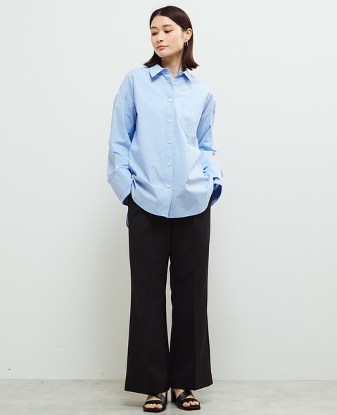 2WAYレイヤードデザインシャツ 詳細画像 ブルー 6