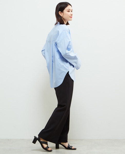 2WAYレイヤードデザインシャツ 詳細画像 ブルー 7