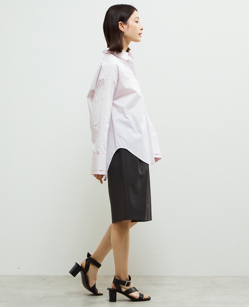 2WAYレイヤードデザインシャツ 詳細画像 ピンク 10