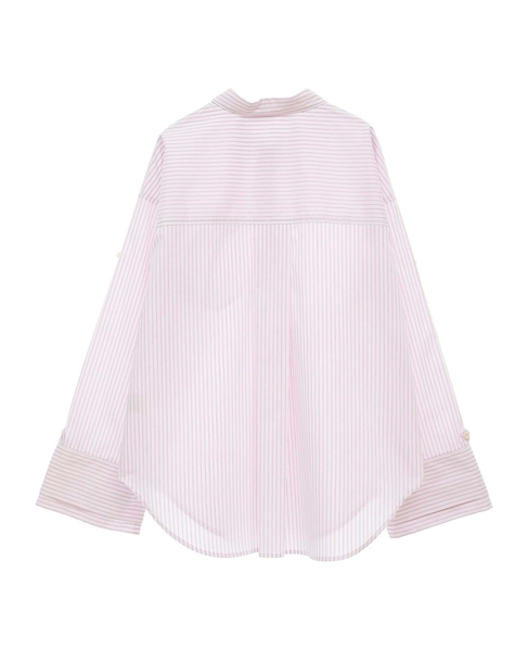 2WAYレイヤードデザインシャツ 詳細画像 ピンク 18