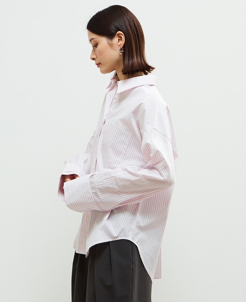 2WAYレイヤードデザインシャツ 詳細画像 ピンク 2