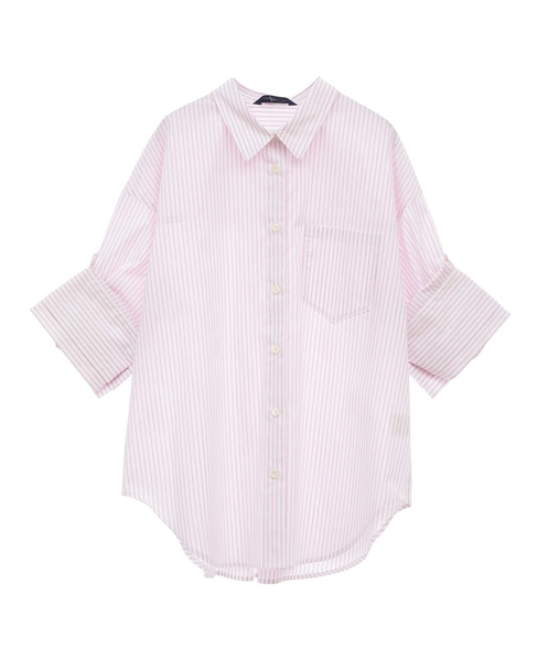 2WAYレイヤードデザインシャツ 詳細画像 ピンク 22
