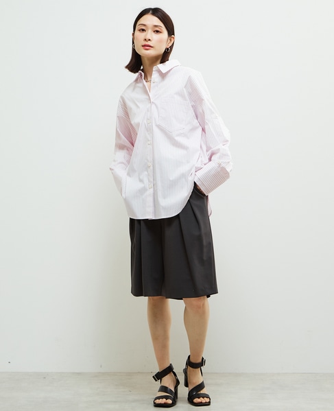 2WAYレイヤードデザインシャツ 詳細画像 ピンク 4