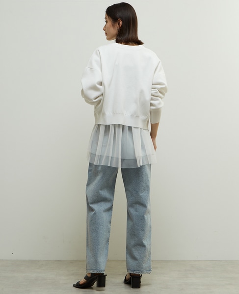 リブ編み前後2WAYニットカーディガン 詳細画像 ホワイト 10