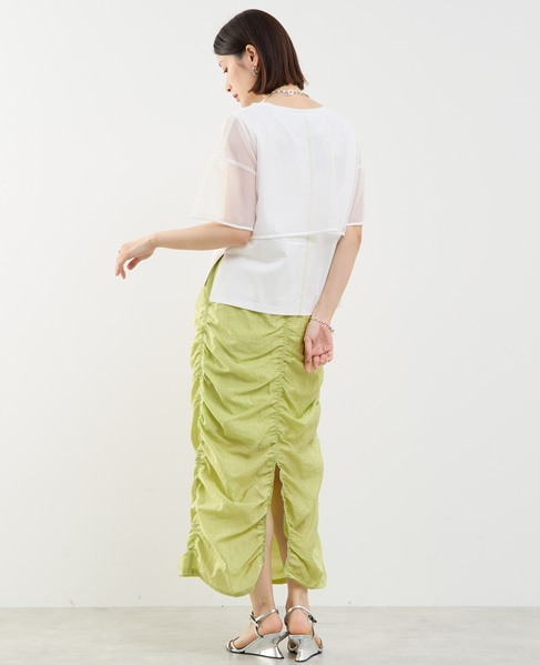 メッシュTシャツ＆タンクトップセットプルオーバー 詳細画像 ホワイト 10