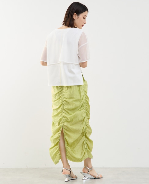 メッシュTシャツ＆タンクトップセットプルオーバー 詳細画像 ホワイト 11