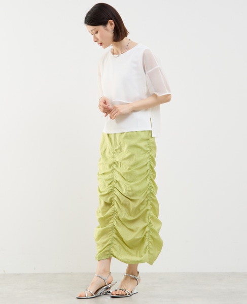 メッシュTシャツ＆タンクトップセットプルオーバー 詳細画像 ホワイト 8