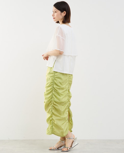 メッシュTシャツ＆タンクトップセットプルオーバー 詳細画像 ホワイト 9