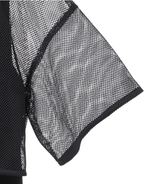 メッシュTシャツ＆タンクトップセットプルオーバー 詳細画像 ブラック 14