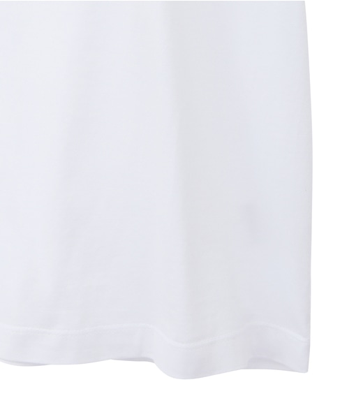 ヴィンテージ風プリント入りフレンチスリーブTシャツ 詳細画像 ホワイト 5