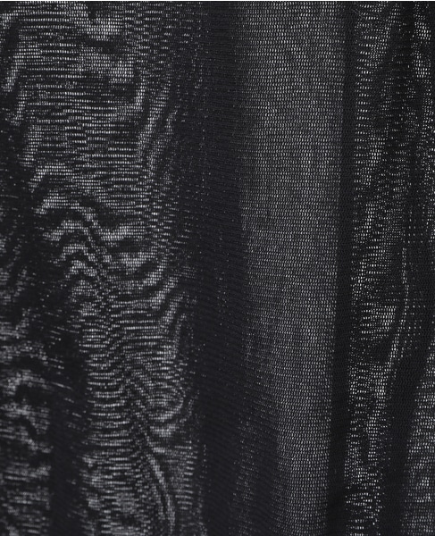 コットンチュールヘンリーネック5分袖Tシャツ 詳細画像 ブラック 17