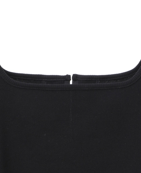 前後2WAYスクエアネックカットソー 詳細画像 ブラック 12