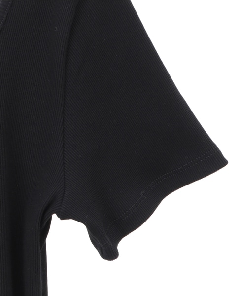 前後2WAYスクエアネックカットソー 詳細画像 ブラック 14