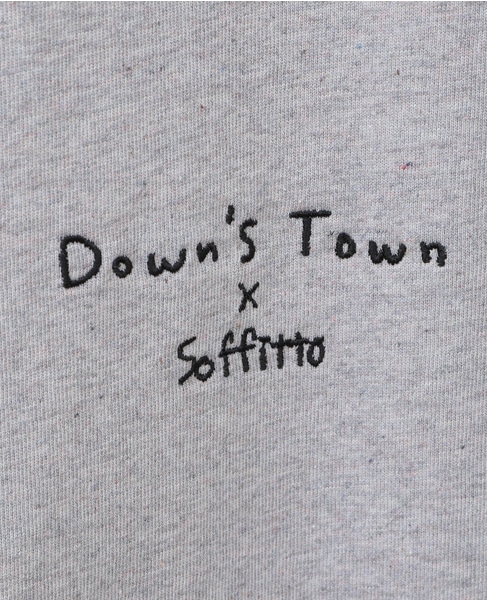 【Soffitto×Downs Town Project】コラボTシャツ 詳細画像 グレー 23