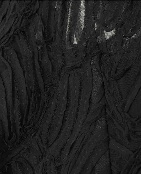 【HERENCIA/ヘレンチア】コードレースブルゾン 詳細画像 ブラック 6