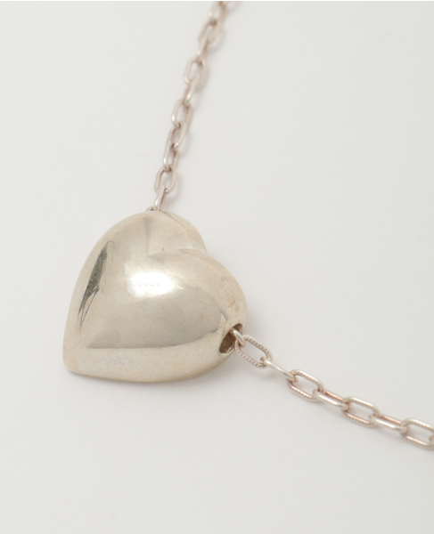 【SYMPATHY OF SOUL/シンパシーオブソウル】Slide Heart Necklace 詳細画像 シルバー 3