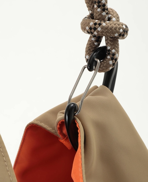 【RISLEY×OUTDOOR(リズレイ×アウトドア)】トライアングルフリルバッグ［R2501-TFB36］ 詳細画像 ベージュ 8