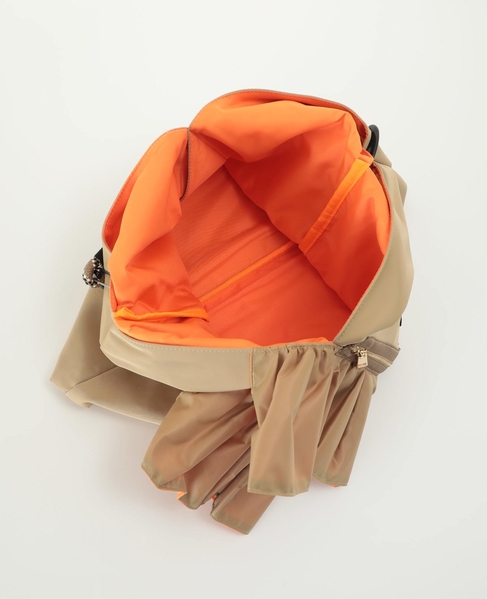 【RISLEY×OUTDOOR(リズレイ×アウトドア)】トライアングルフリルバッグ［R2501-TFB36］ 詳細画像 ベージュ 9