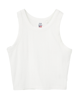 【STAR&STRIPE/スターアンドストライプ】リブクロップドタンクトップ