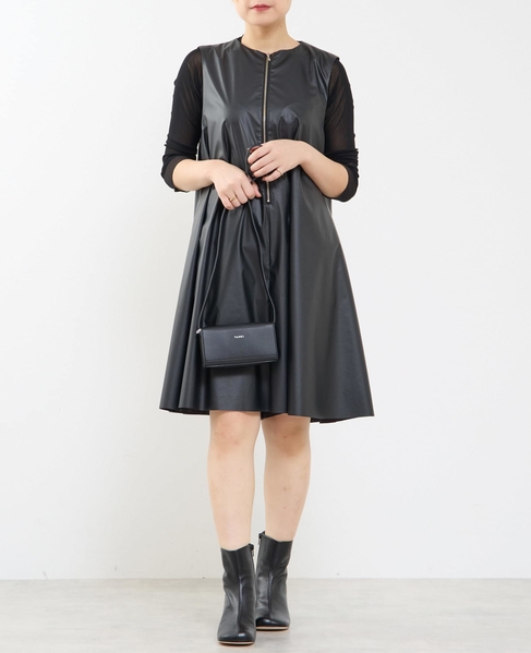 【A＿/エース】合成皮革コンビネゾン 詳細画像 ブラック 4