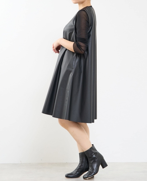 【A＿/エース】合成皮革コンビネゾン 詳細画像 ブラック 7