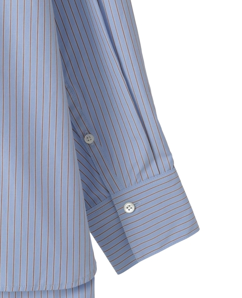 スカーフ付ビックシャツ 詳細画像 ストライプ 10