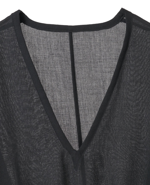 深Vネックブラウス 詳細画像 ブラック 12