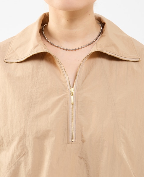 【撥水機能付き】アノラック風ブラウス 詳細画像 ベージュ 10
