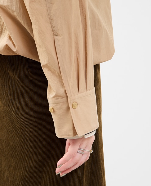 【撥水機能付き】アノラック風ブラウス 詳細画像 ベージュ 12