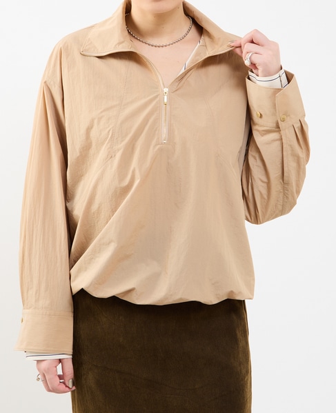 【撥水機能付き】アノラック風ブラウス 詳細画像 ベージュ 17