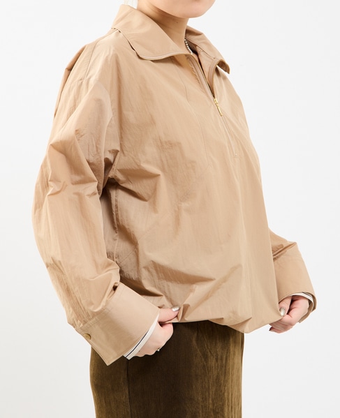 【撥水機能付き】アノラック風ブラウス 詳細画像 ベージュ 18