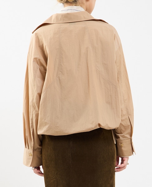 【撥水機能付き】アノラック風ブラウス 詳細画像 ベージュ 3