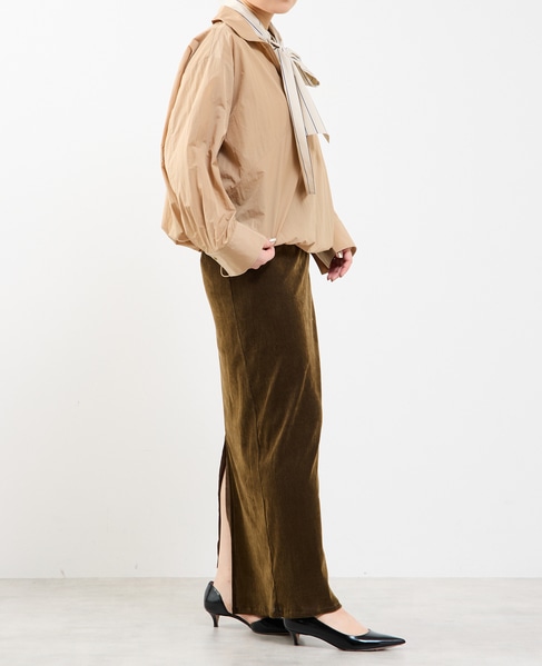 【撥水機能付き】アノラック風ブラウス 詳細画像 ベージュ 5