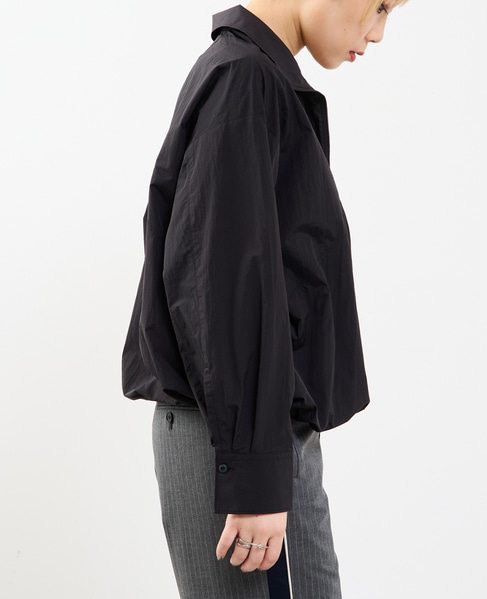【撥水機能付き】アノラック風ブラウス 詳細画像 ブラック 10