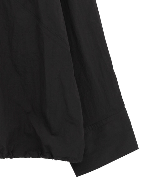【撥水機能付き】アノラック風ブラウス 詳細画像 ブラック 15