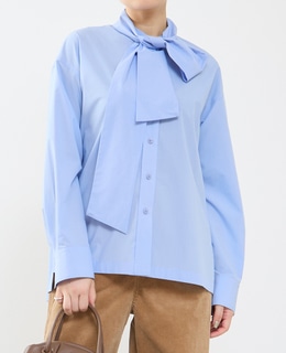 タイ付き（取り外し可能）ブラウス