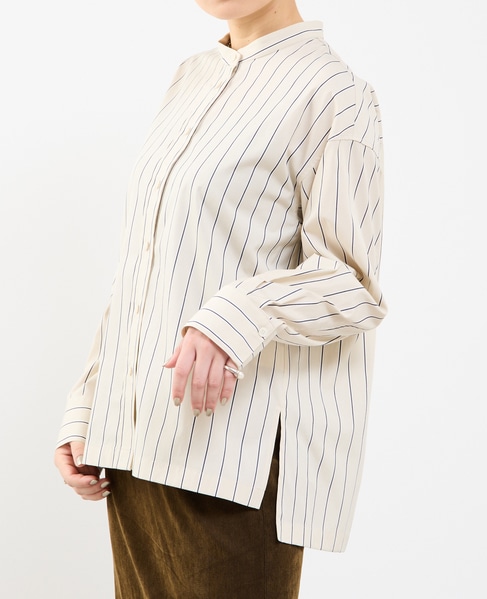 タイ付き（取り外し可能）ブラウス 詳細画像 ベージュ系その他 12