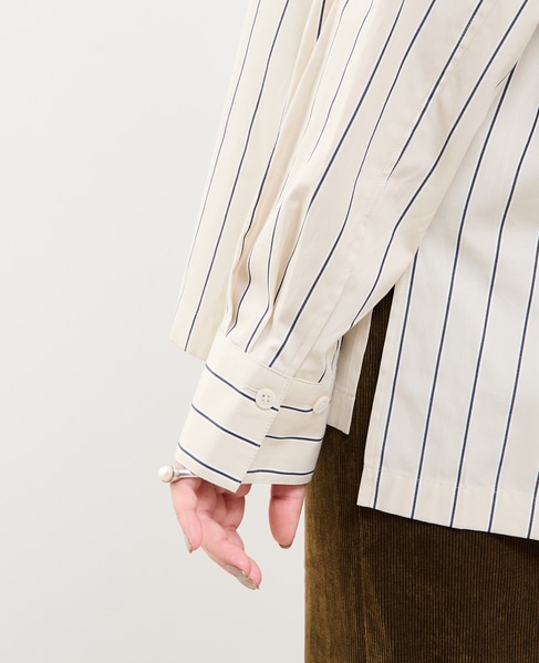 タイ付き（取り外し可能）ブラウス 詳細画像 ベージュ系その他 14