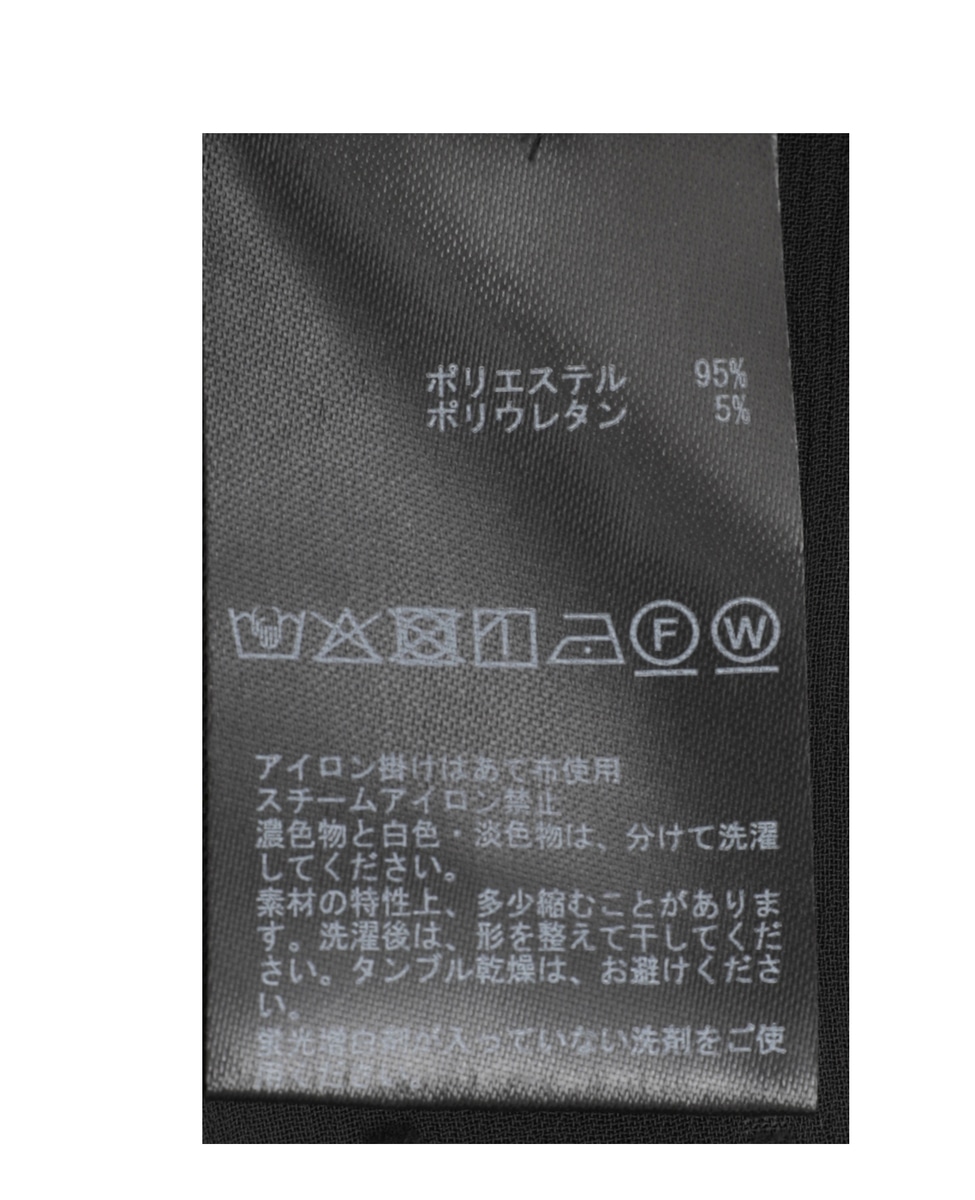 カットジャカードシアーパフスリーブブラウス 詳細画像 ブラック 20