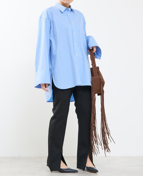 【A＿/エース】タイプライターオーバーシャツ 詳細画像 サックスブルー 1