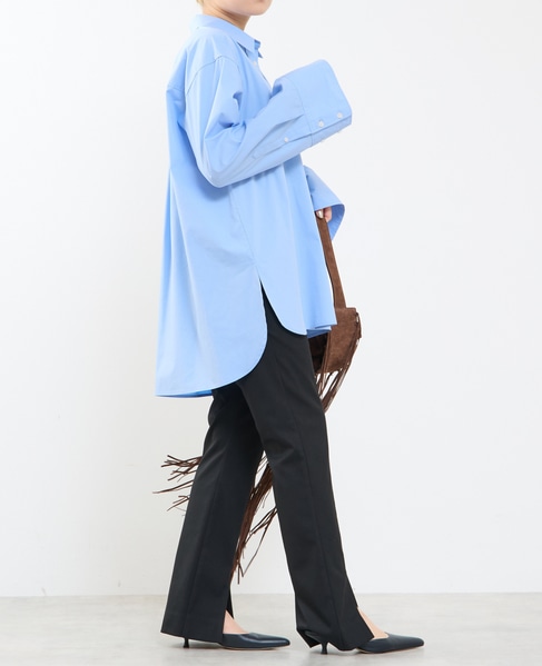 【A＿/エース】タイプライターオーバーシャツ 詳細画像 サックスブルー 3