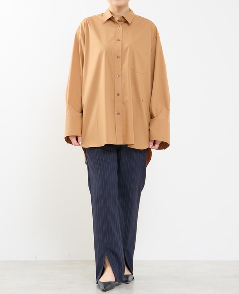 【A＿/エース】タイプライターオーバーシャツ 詳細画像 キャメル 2