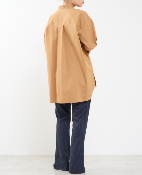 【A＿/エース】タイプライターオーバーシャツ 詳細画像 キャメル 6