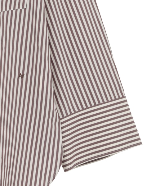 【A＿/エース】タイプライターオーバーシャツ 詳細画像 ブラウン系その他 11