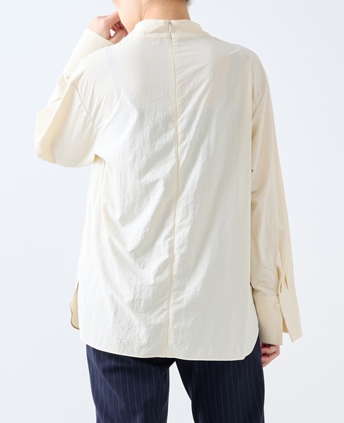 【A_/エース】ハイネックブラウス 詳細画像 オフホワイト 3