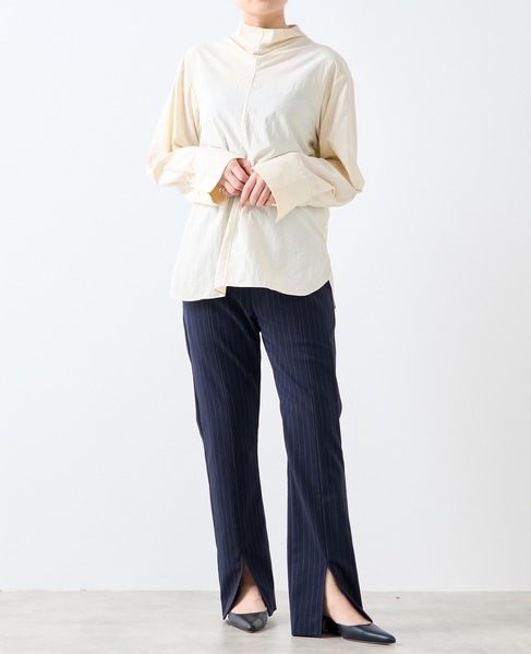 【A_/エース】ハイネックブラウス 詳細画像 オフホワイト 4