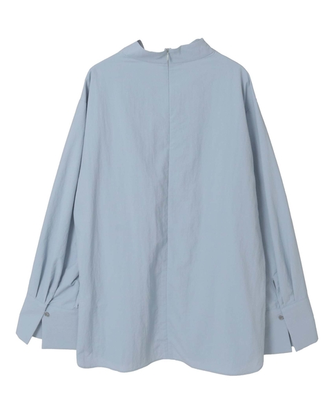 【A_/エース】ハイネックブラウス 詳細画像 サックスブルー 11