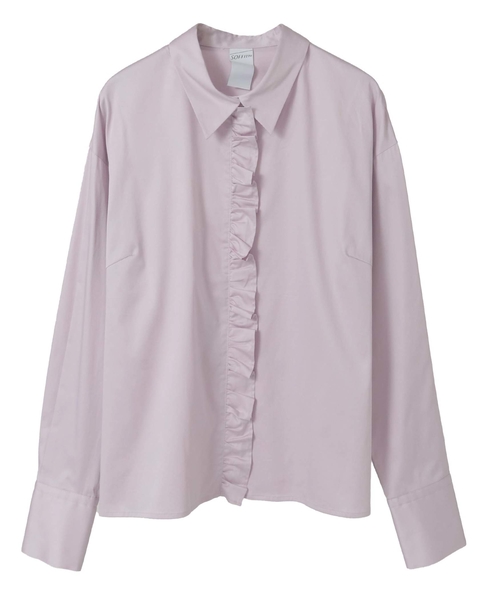 前立てフリル袖ボリュームブラウス 詳細画像 ラベンダー 10