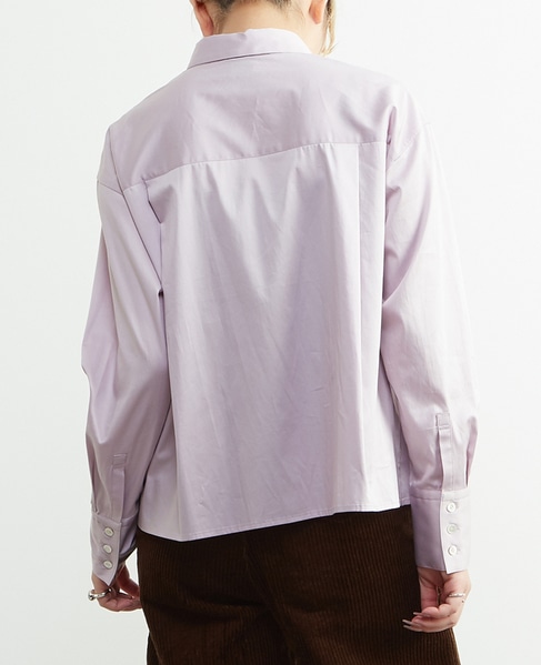 前立てフリル袖ボリュームブラウス 詳細画像 ラベンダー 3