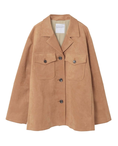 スウェード調ブルゾン 詳細画像 ベージュ 10